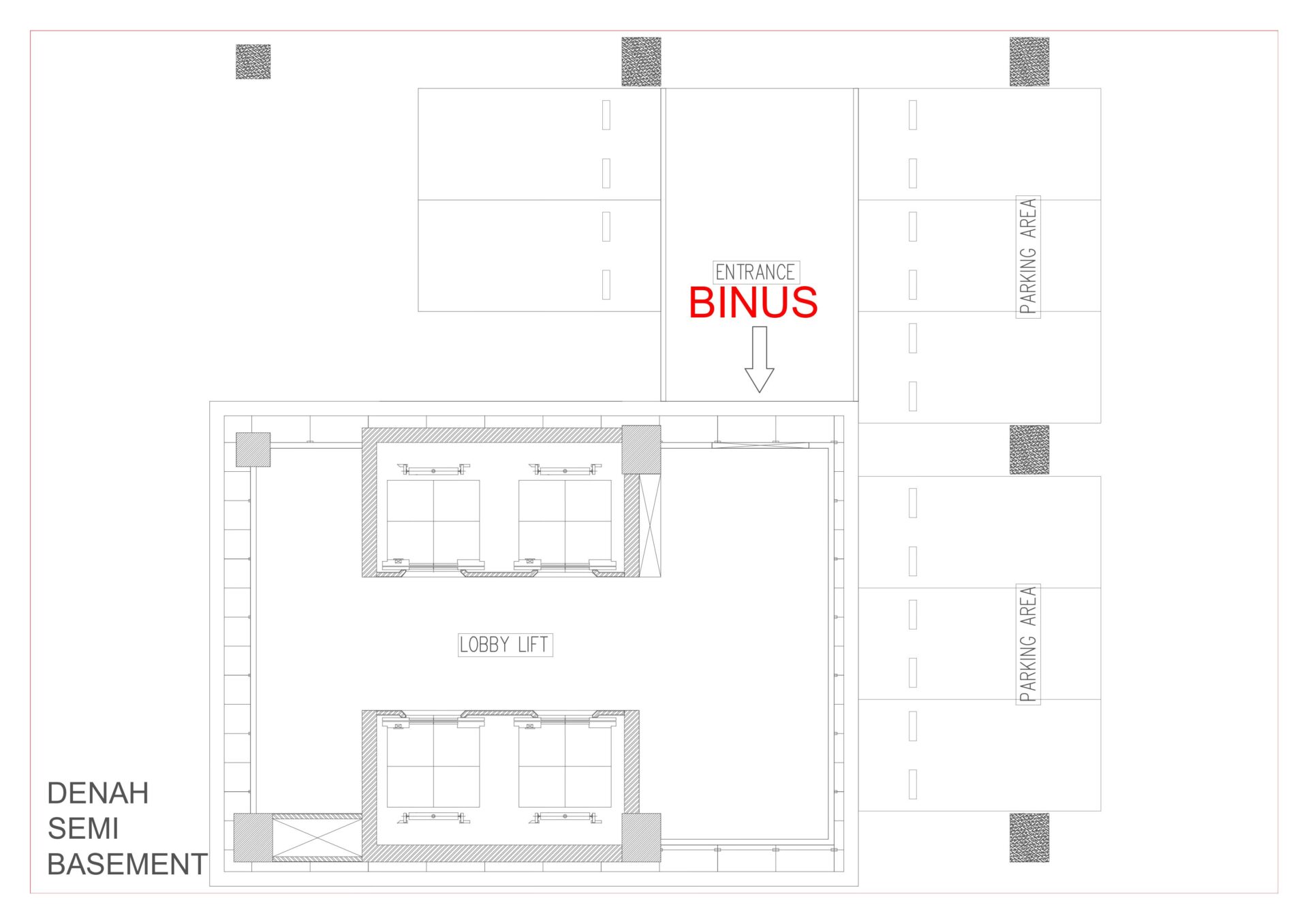 Binus Bandung - Semi Basement